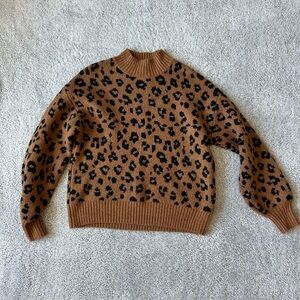 Leopard Print Sweater